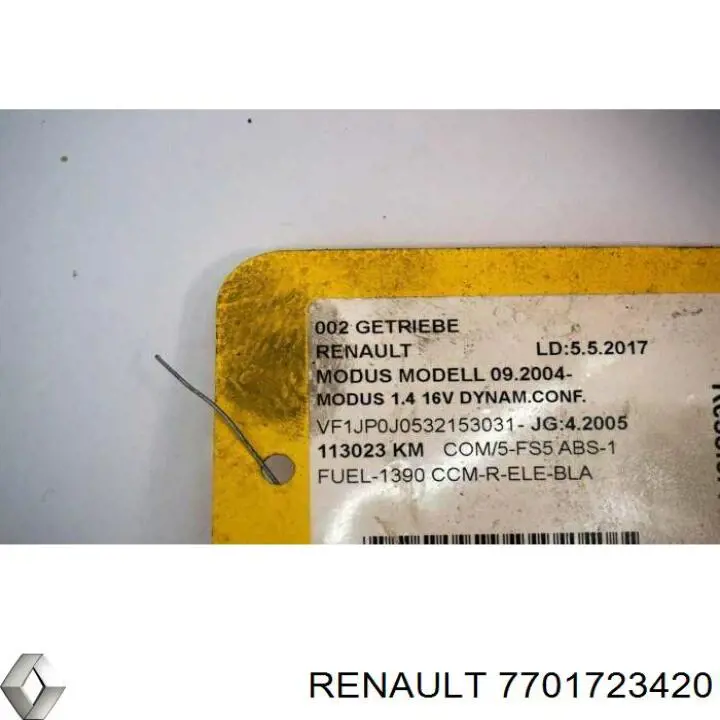 Купить 7701723420 Renault (RVI) МКПП в сборе