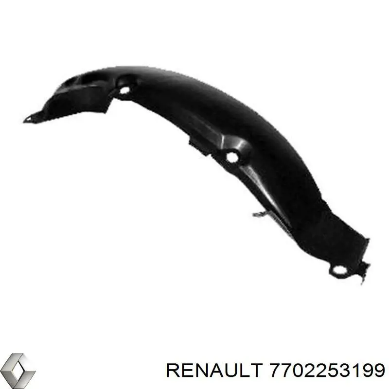 Подкрылок передний левый 7702253199 Renault (RVI)