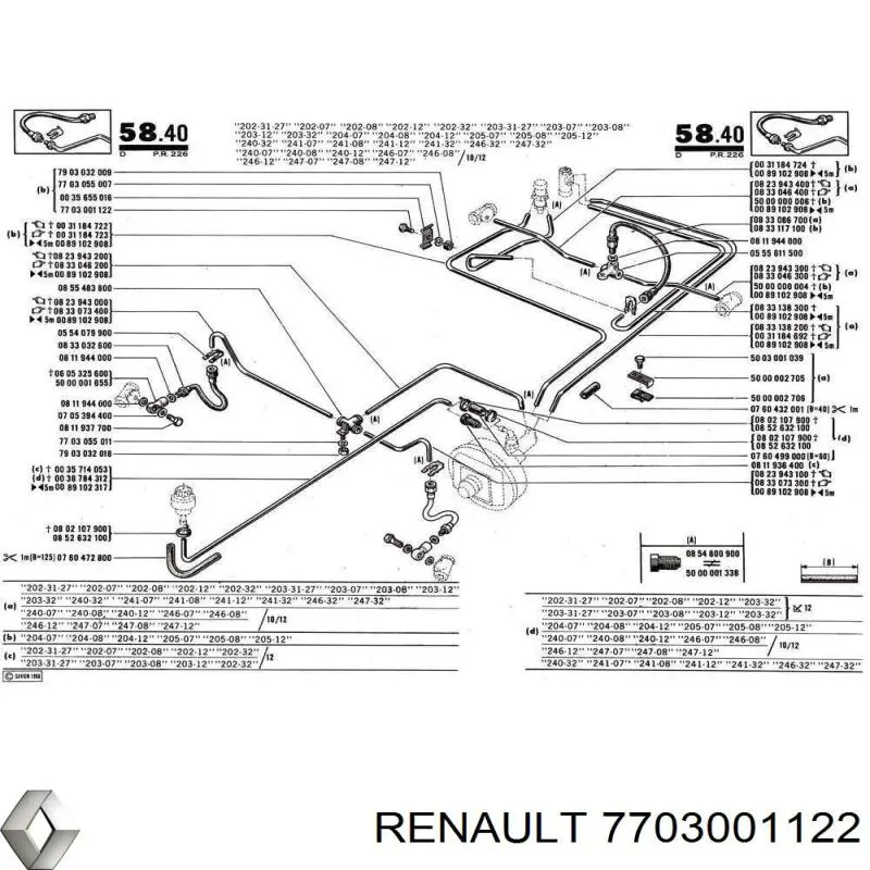 7703001122 Renault (RVI) 
