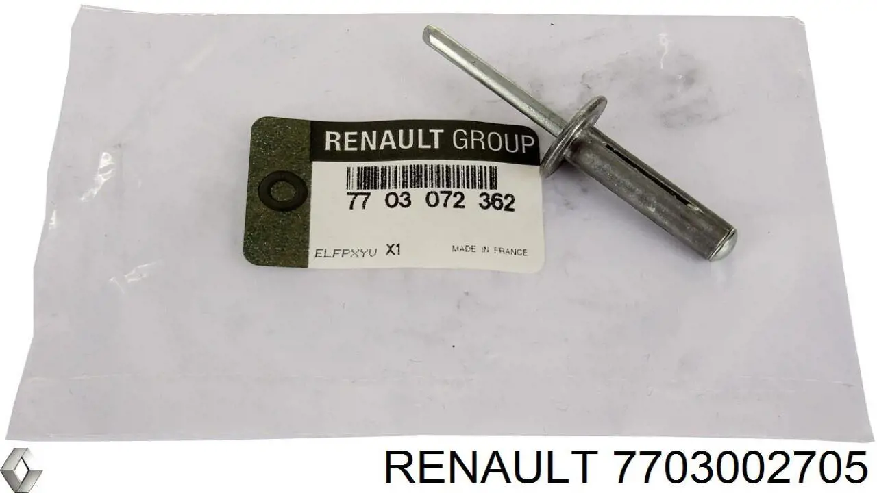 Болт поддона двигателя 7703002705 Renault (RVI)
