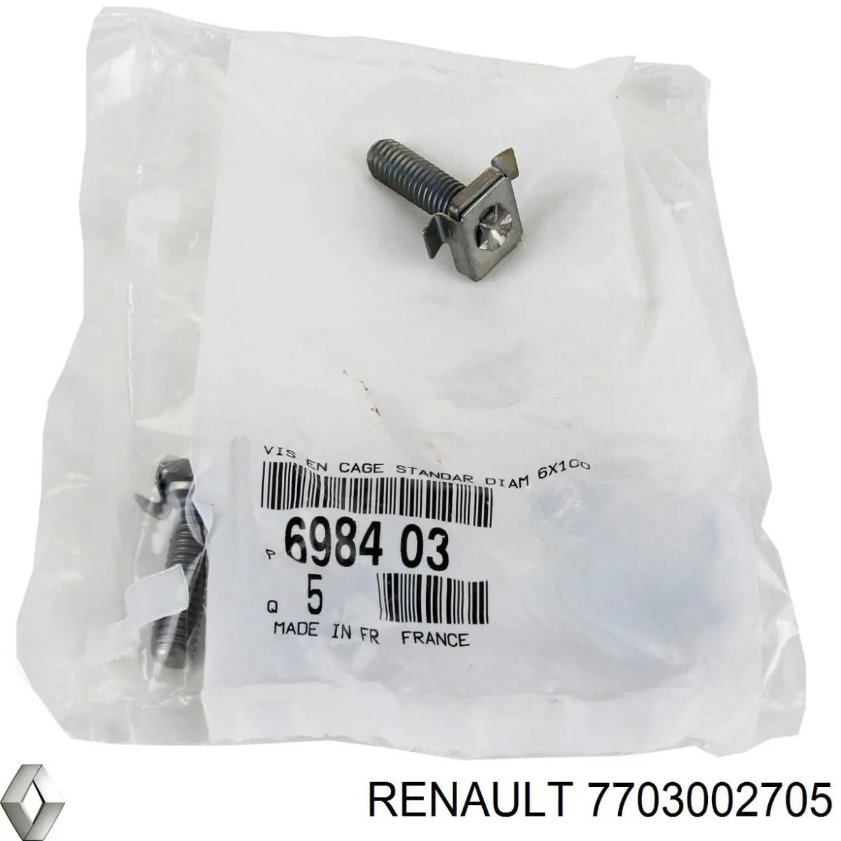 Tornnillo, cárter del motor 7703002705 Renault (RVI)