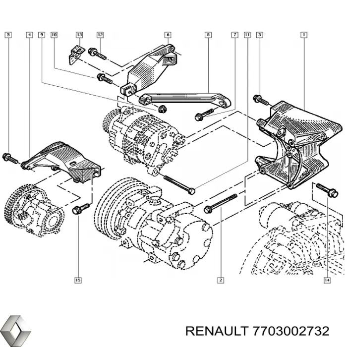  Renault (RVI) 7703002732 цена, от 7.95 USD