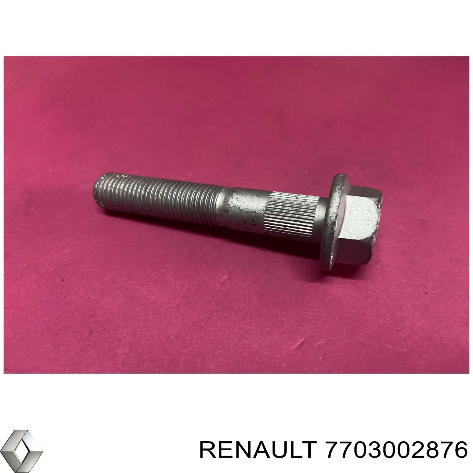 7703002876 Renault (RVI) parafuso de fixação de amortecedor dianteiro