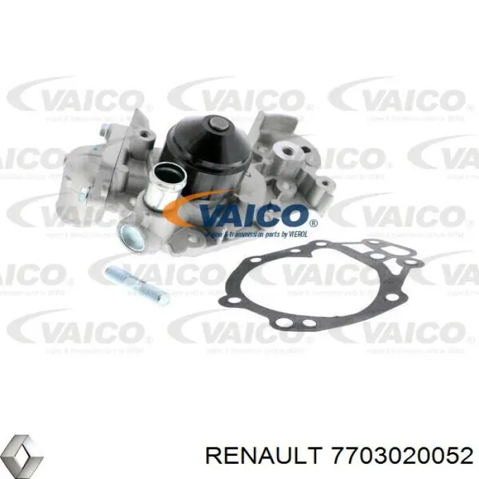 Bomba de agua 7703020052 Renault (RVI)