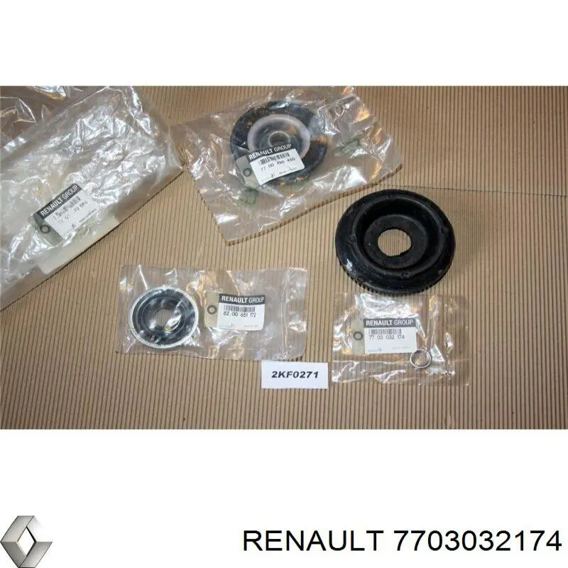 Porca da haste de amortecedor dianteiro para Renault Espace (JK0)