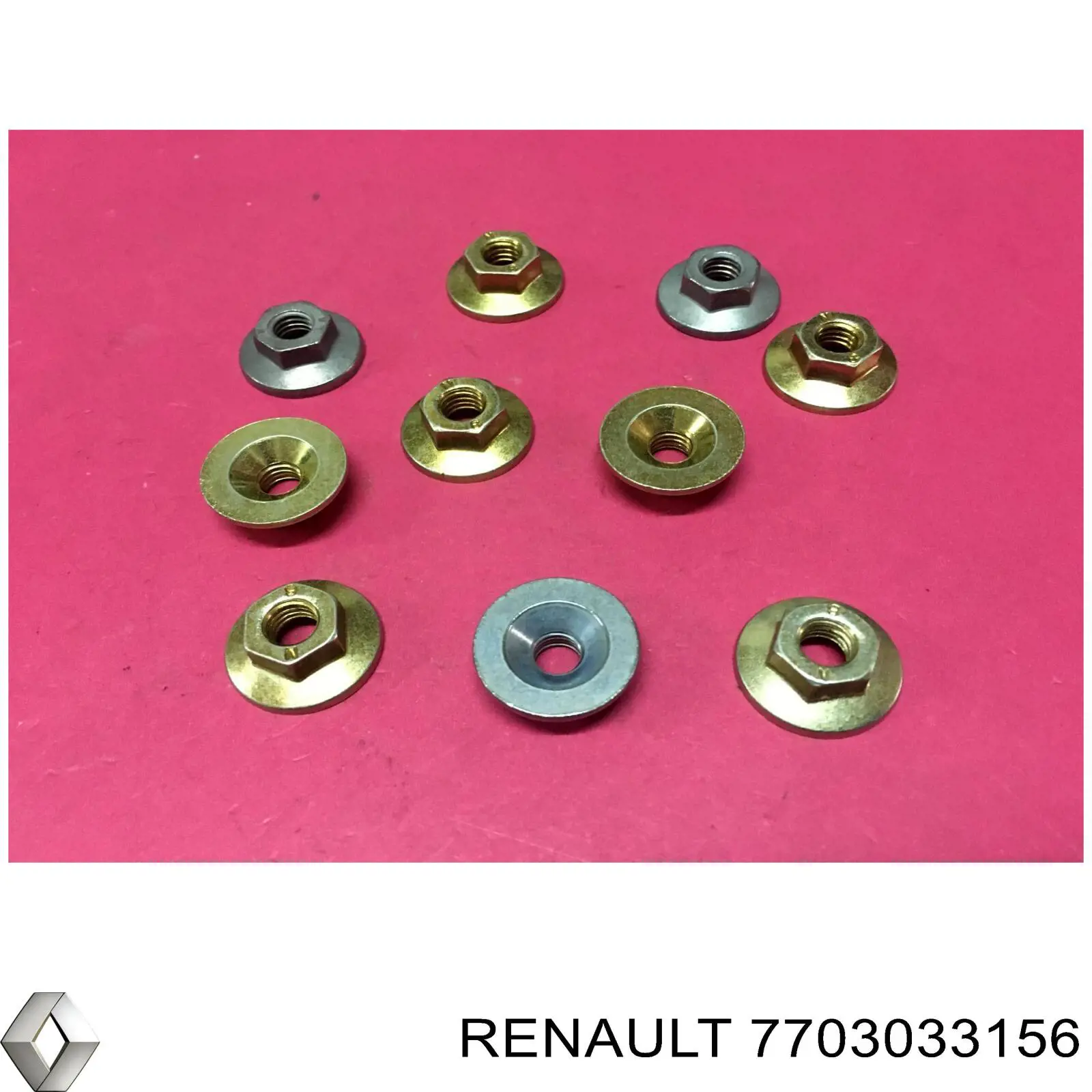 Гайка крепления приемной трубы глушителя (штанов) Renault (RVI) 7703033156 цена, от 1.01 USD