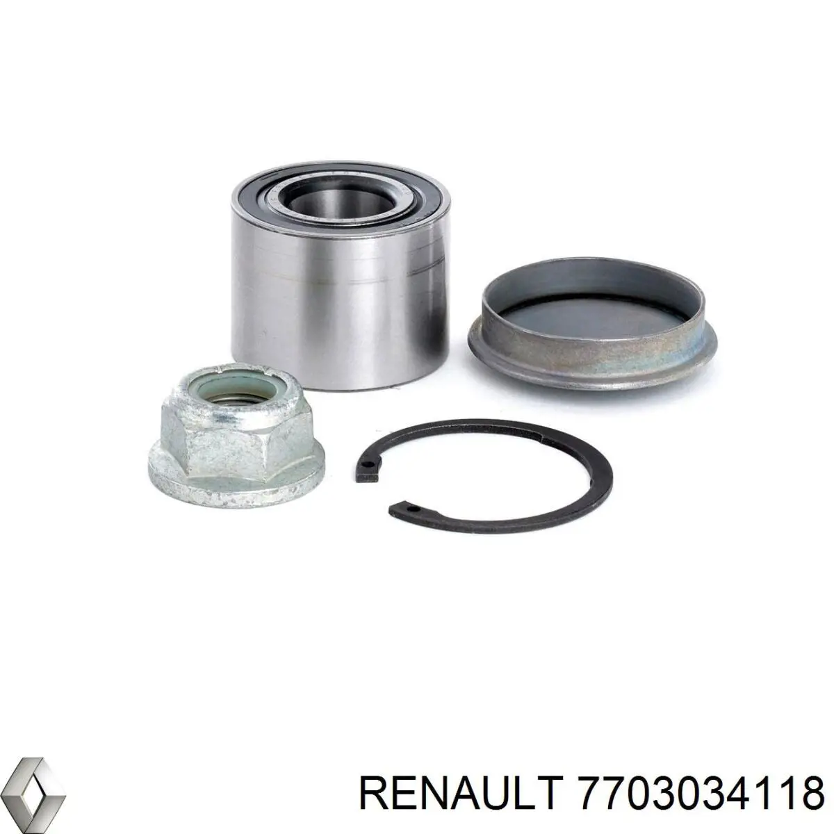 Купить 7703034118 Renault (RVI) Гайка передней ступицы