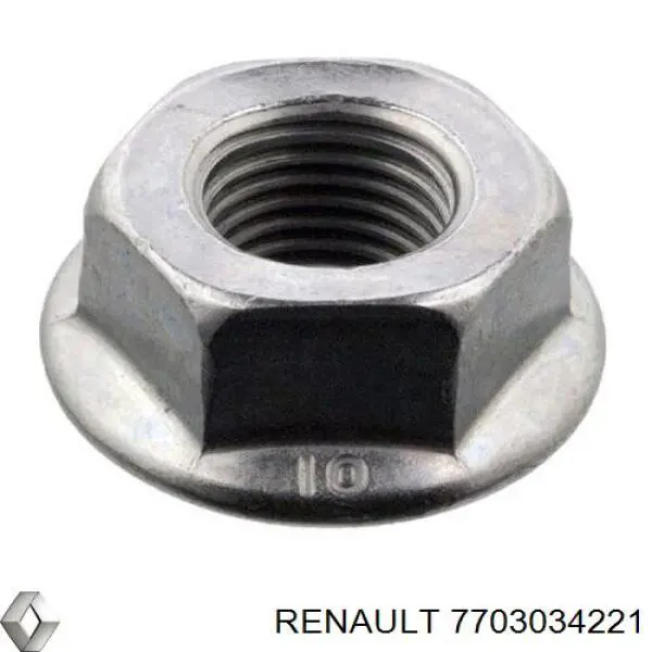 7703034221 Renault (RVI) porca de apoio esférico de suspensão dianteira