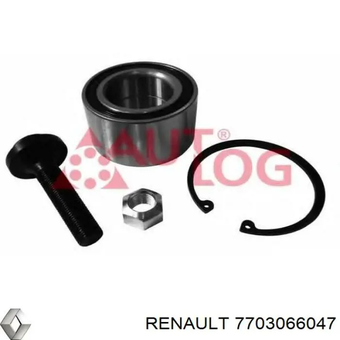 Подшипник ступицы пер/зад Renault (RVI) 7703066047 цена, от 12.69 USD