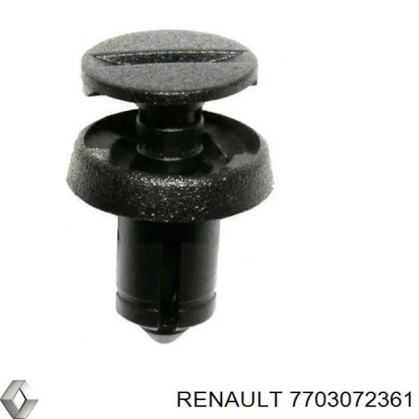 7703072361 Renault (RVI) cápsula (prendedor de fixação de revestimento da porta)