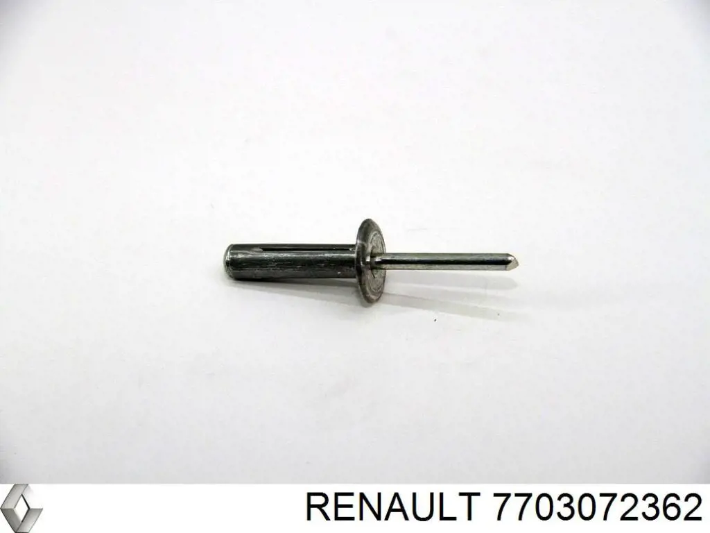 Заклепка накладки барабанных колодок Renault (RVI) 7703072362 цена, от 2.95 USD
