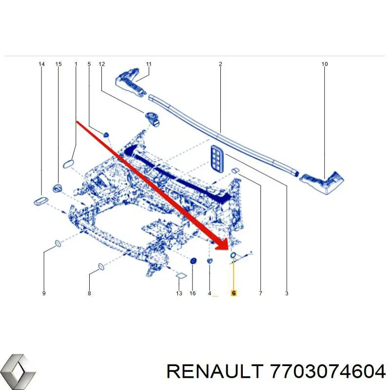 7703074604 Renault (RVI) 