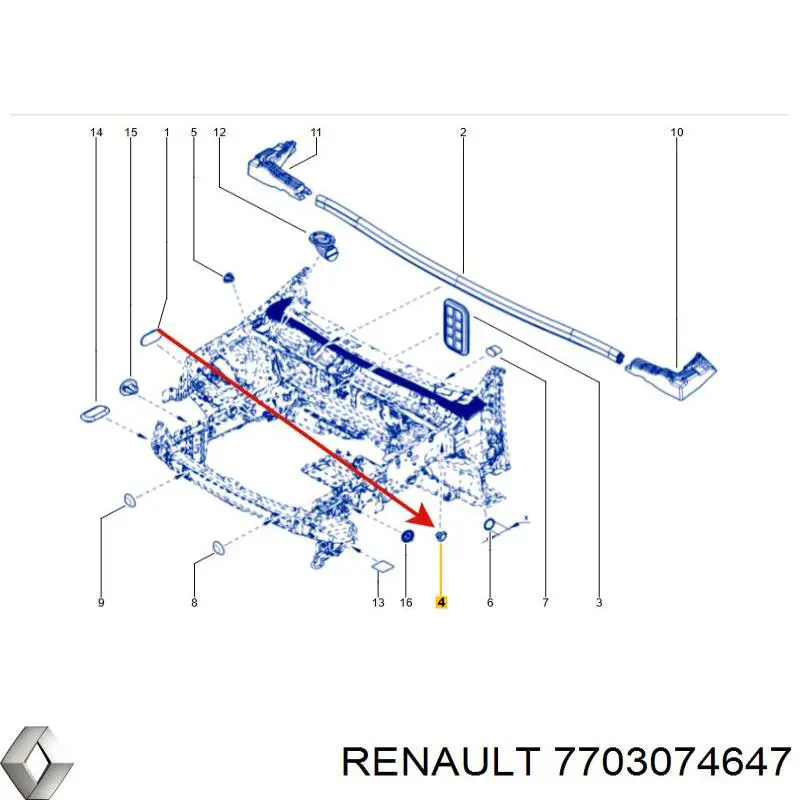 Купить 7703074647 Renault (RVI) 