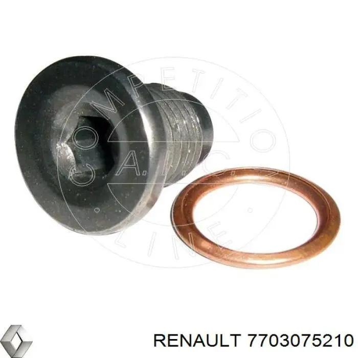 Пробка поддона двигателя Renault (RVI) 7703075210 цена, от 1.76 USD