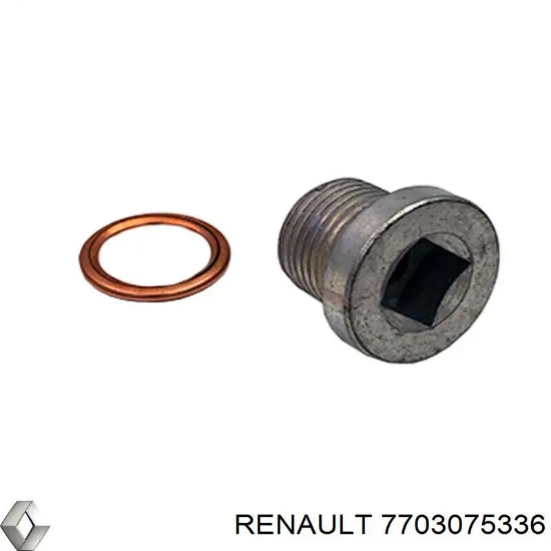Пробка поддона двигателя Renault (RVI) 7703075336 цена, от 1.66 USD