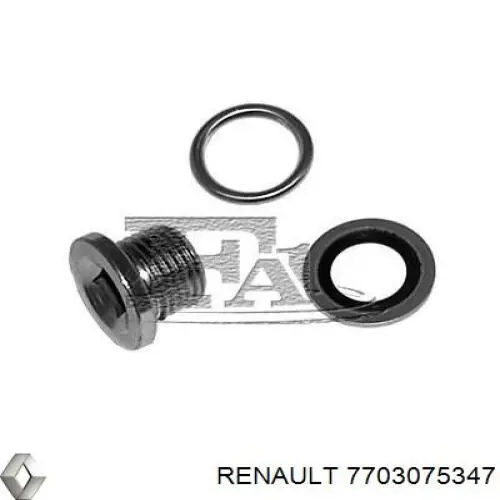 Пробка поддона двигателя 7703075347 Renault (RVI)