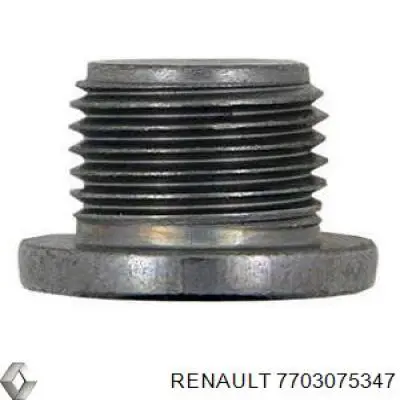7703075347 Renault (RVI) tampão de panela de motor