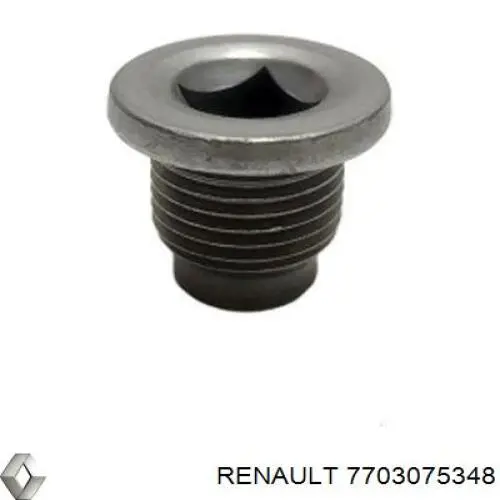 7703075348 Renault (RVI) tampão de panela de motor