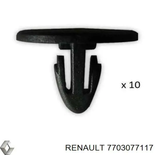 Пистон (клип) крепления обшивки крышки багажника 7703077117 Lada