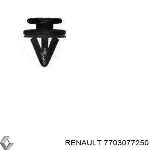 Clip de tapicería de tapa de maletero 7703077250 Renault (RVI)