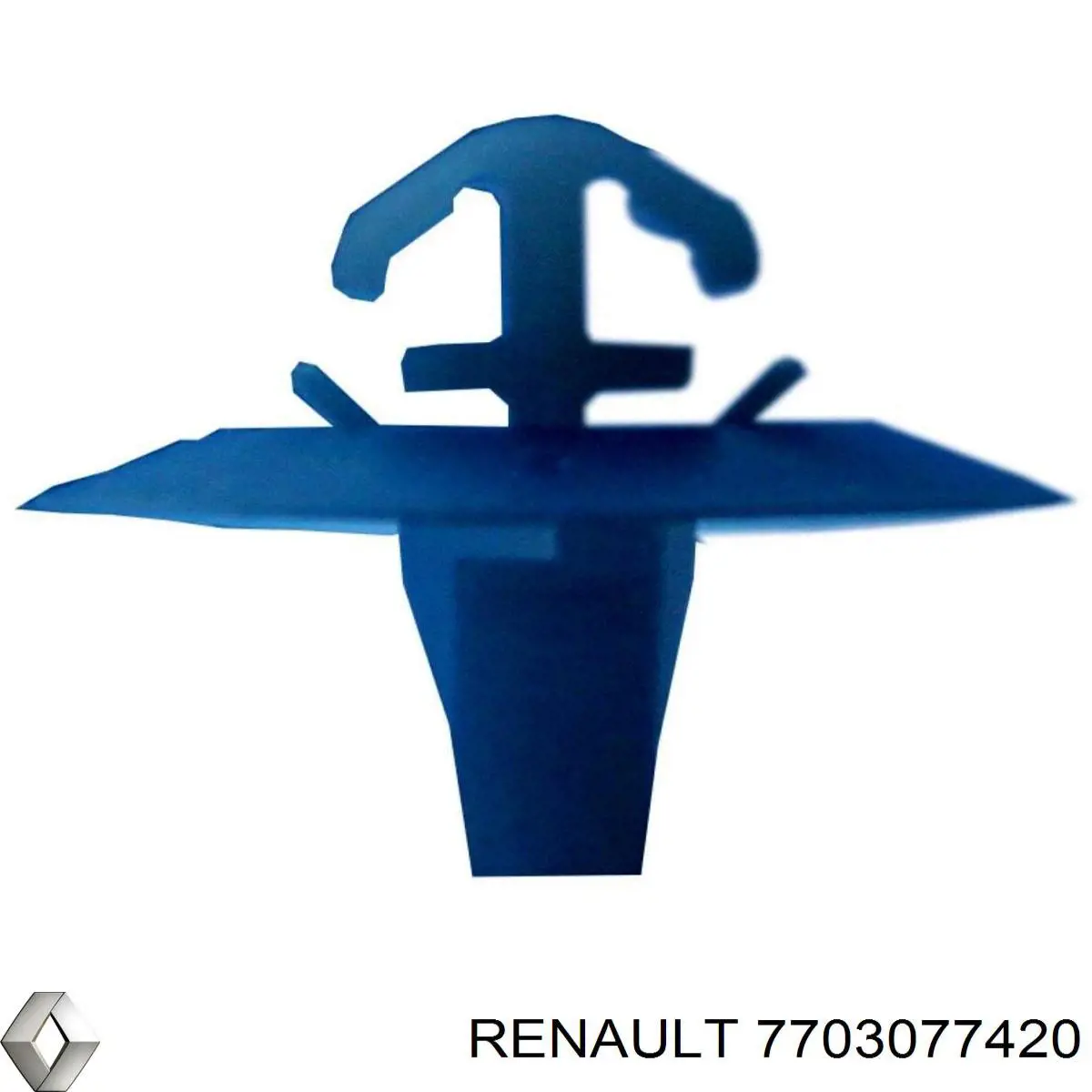 Пистон (клип) крепления молдинга двери 7703077420 Renault (RVI)