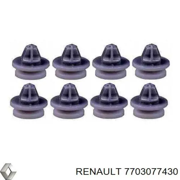7703077430 Renault (RVI) пистон (клип крепления обшивки двери)