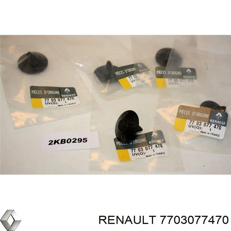 Купить 7703077470 Renault (RVI) Клипса защиты днища