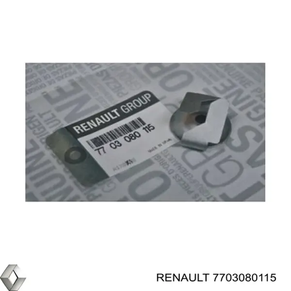 7703080115 Renault (RVI) Клипса защиты днища