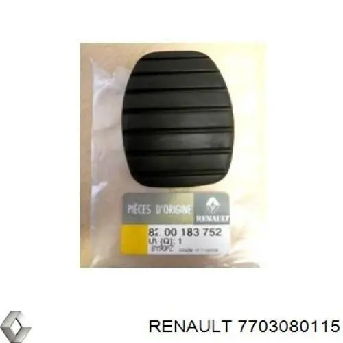 Клипса защиты днища Renault (RVI) 7703080115