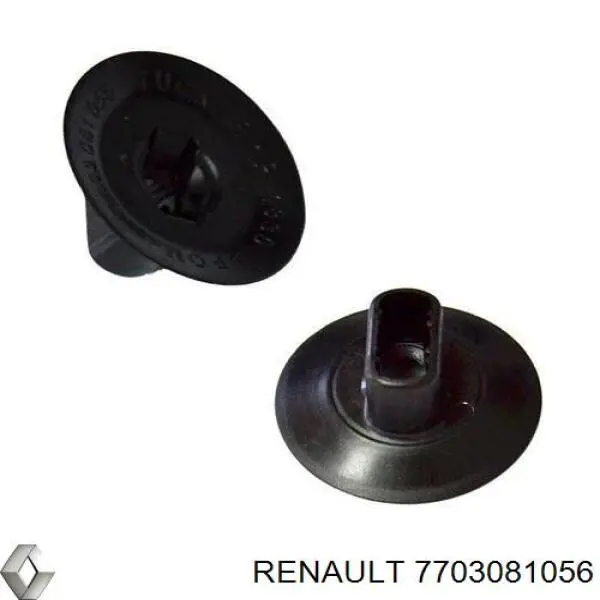 7703081056 Renault (RVI) cápsula (prendedor de fixação do forro do pára-choque do pára-lama dianteiro)