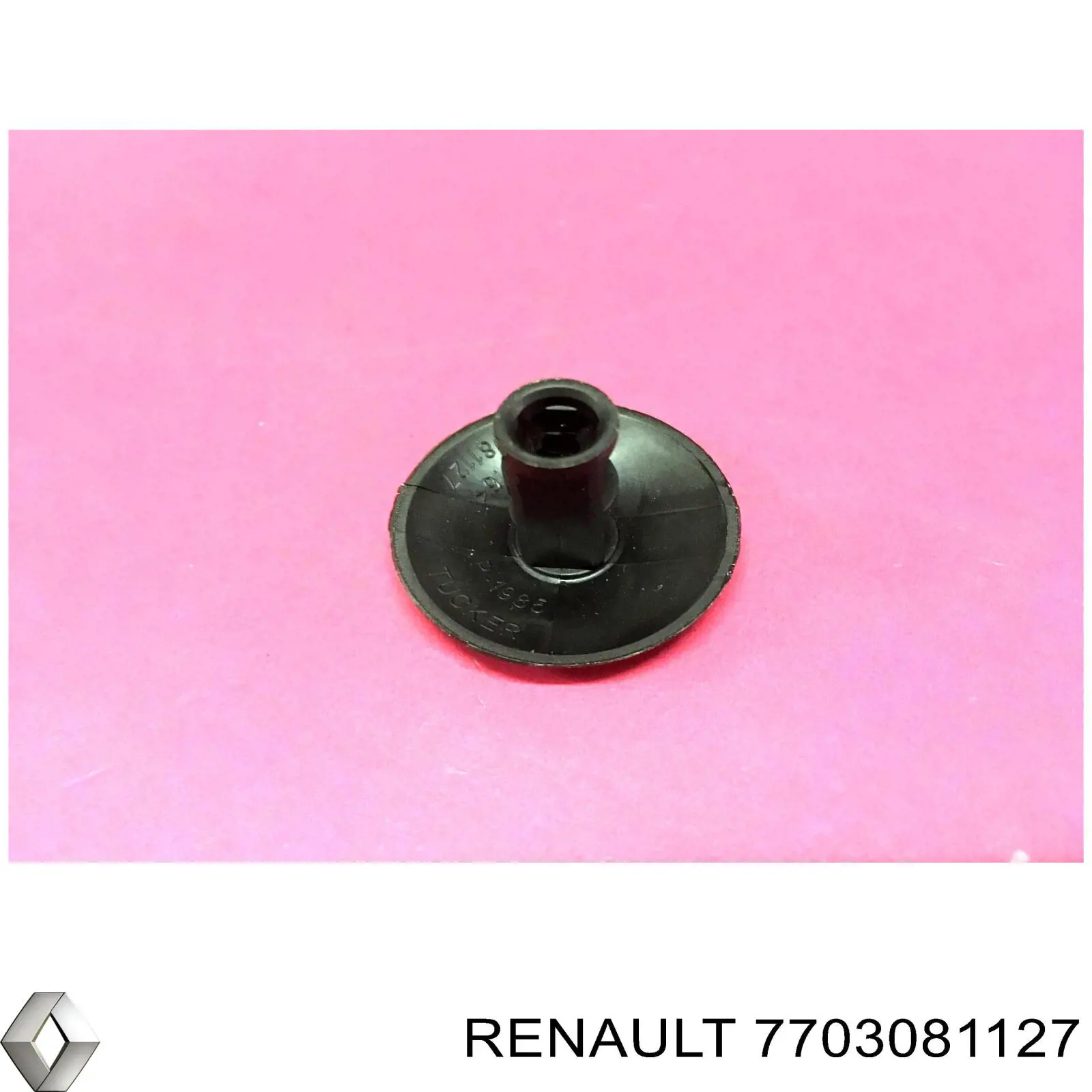 Пистон (клип) крепления брызговика Renault (RVI) 7703081127