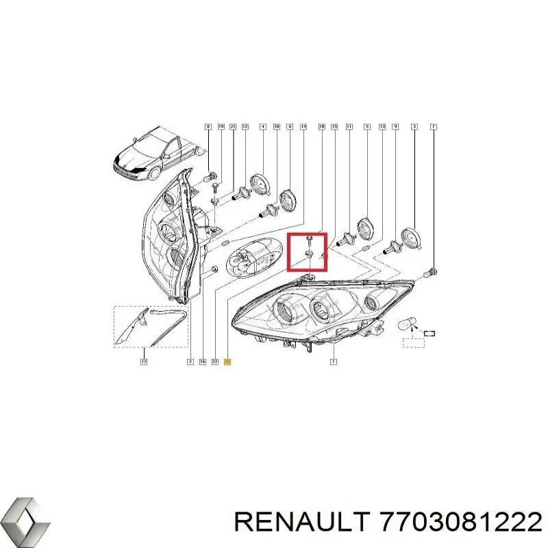  7703081222 Renault (RVI)