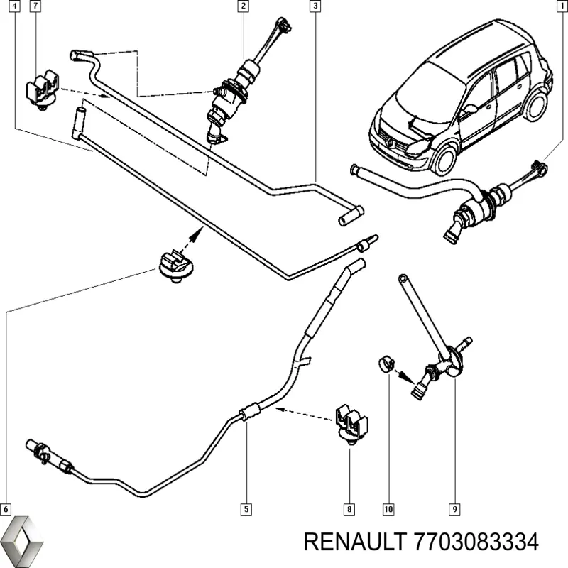  7703083334 Renault (RVI)