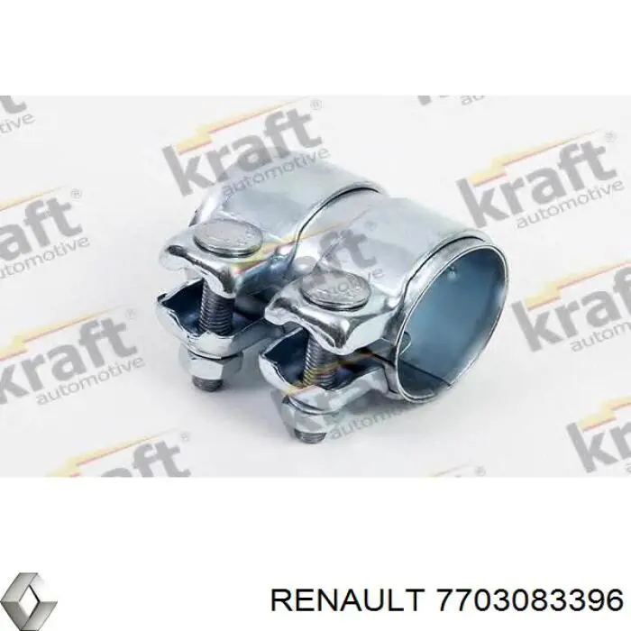 Хомут глушителя передний Renault (RVI) 7703083396