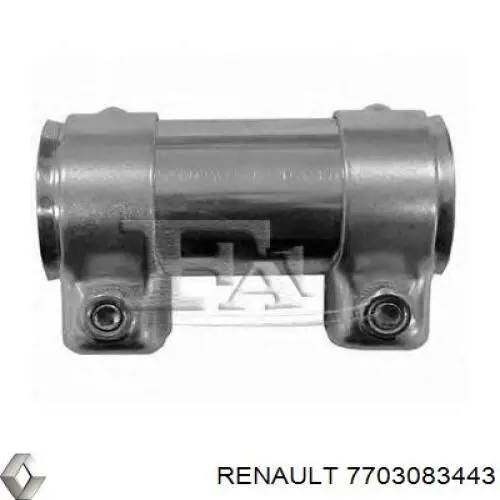 Хомут глушителя передний Renault (RVI) 7703083443