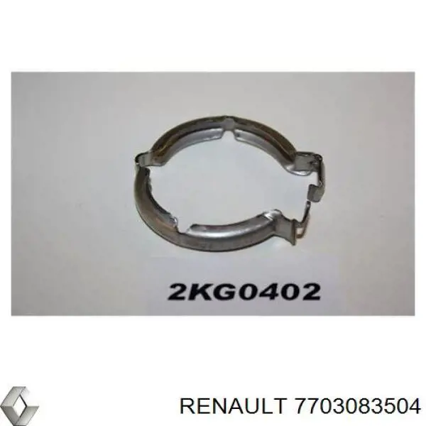 Braçadeira de cano derivado de válvula EGR para Renault Megane (KA0)