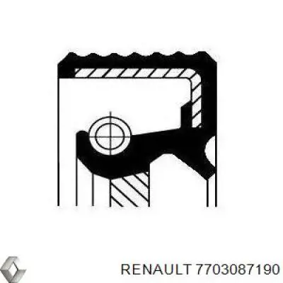 Anillo retén, cigüeñal 7703087190 Renault (RVI)