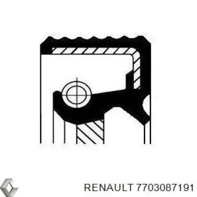 Anillo retén, árbol de levas delantero 7703087191 Renault (RVI)