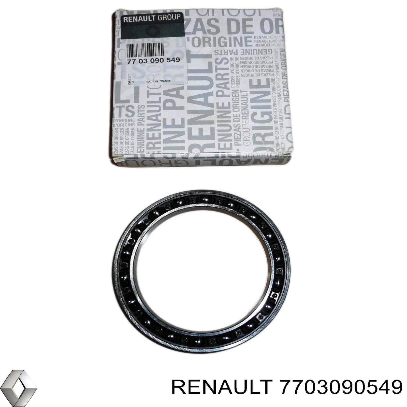 Rodamiento caja de cambios 7703090549 Renault (RVI)