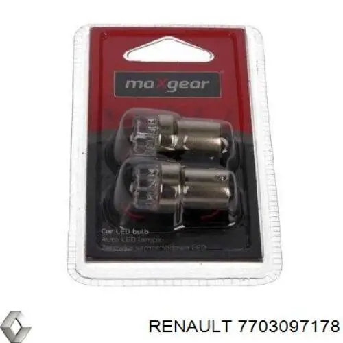 Лампочка накаливания Renault (RVI) 7703097178 цена, от 0.44 USD