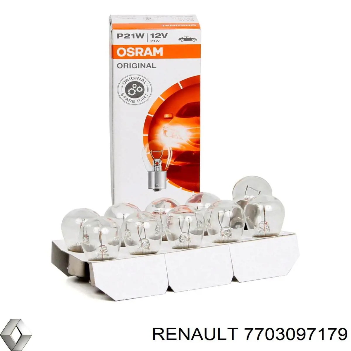Лампочка накаливания Renault (RVI) 7703097179 цена, от 0.79 USD