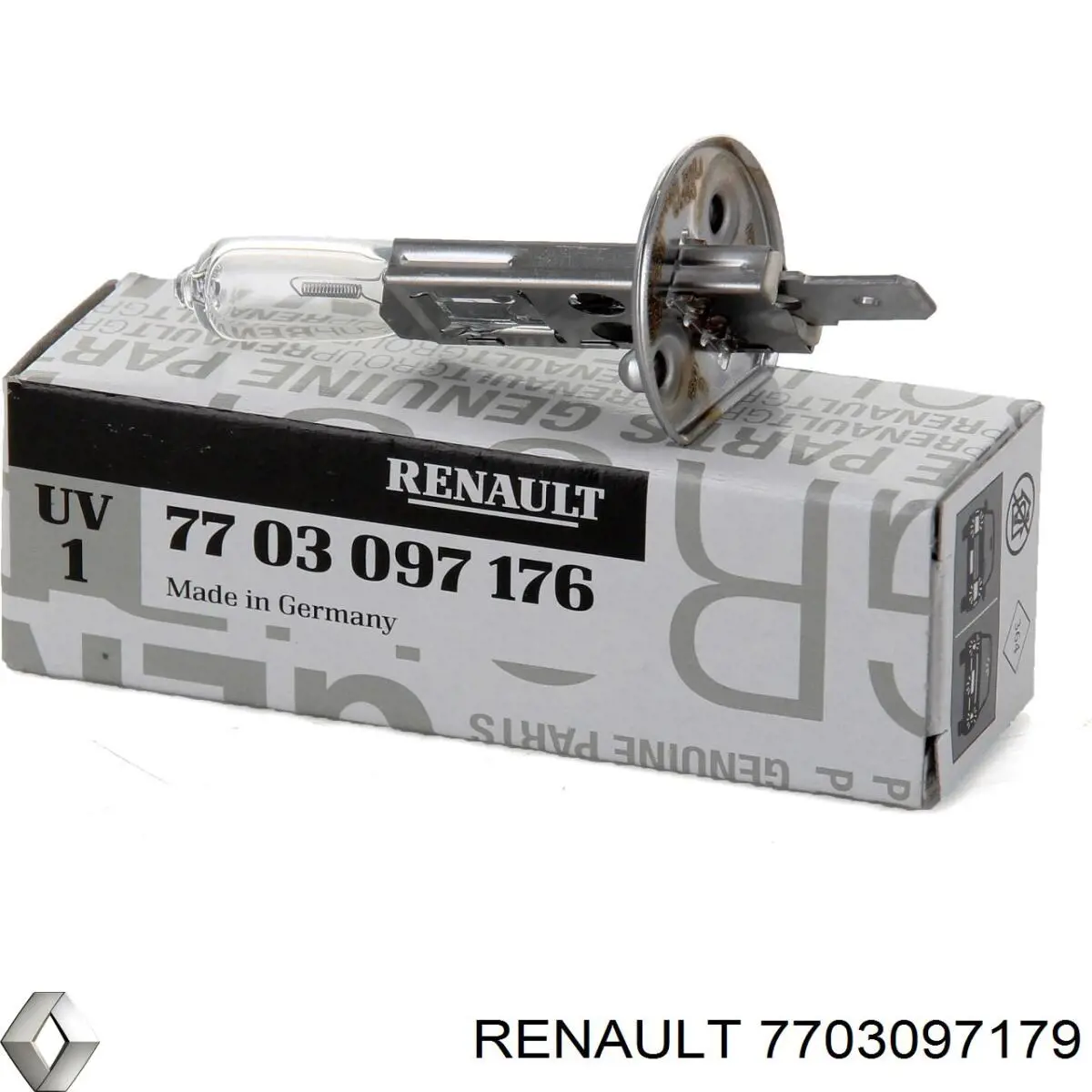 7703097179 RENAULT Bombilla original y equivalente