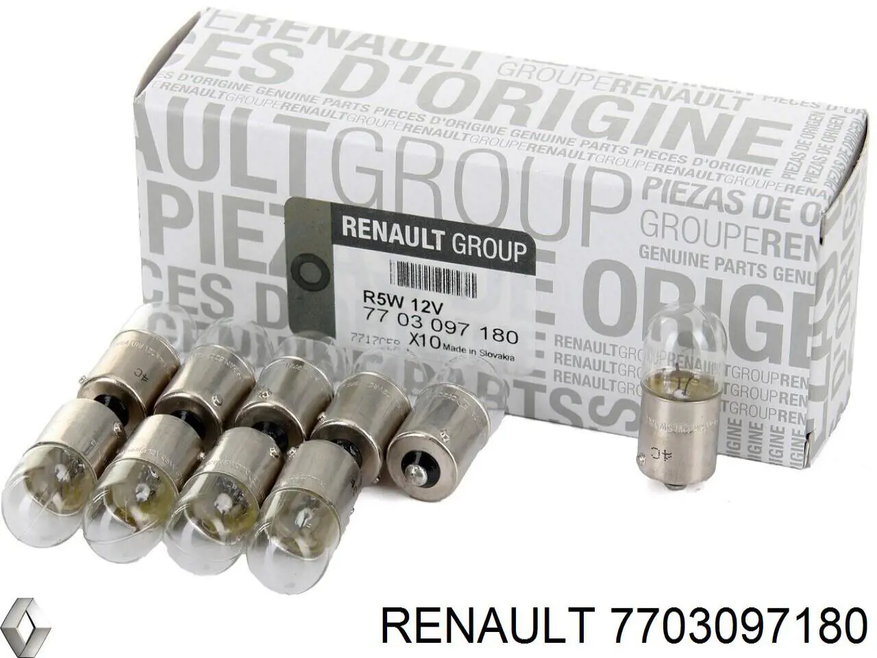 7703097180 Renault (RVI) лампочка
