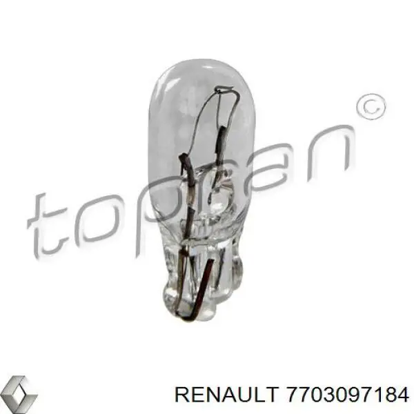 7703097184 Renault (RVI) лампочка щитка (панели приборов)