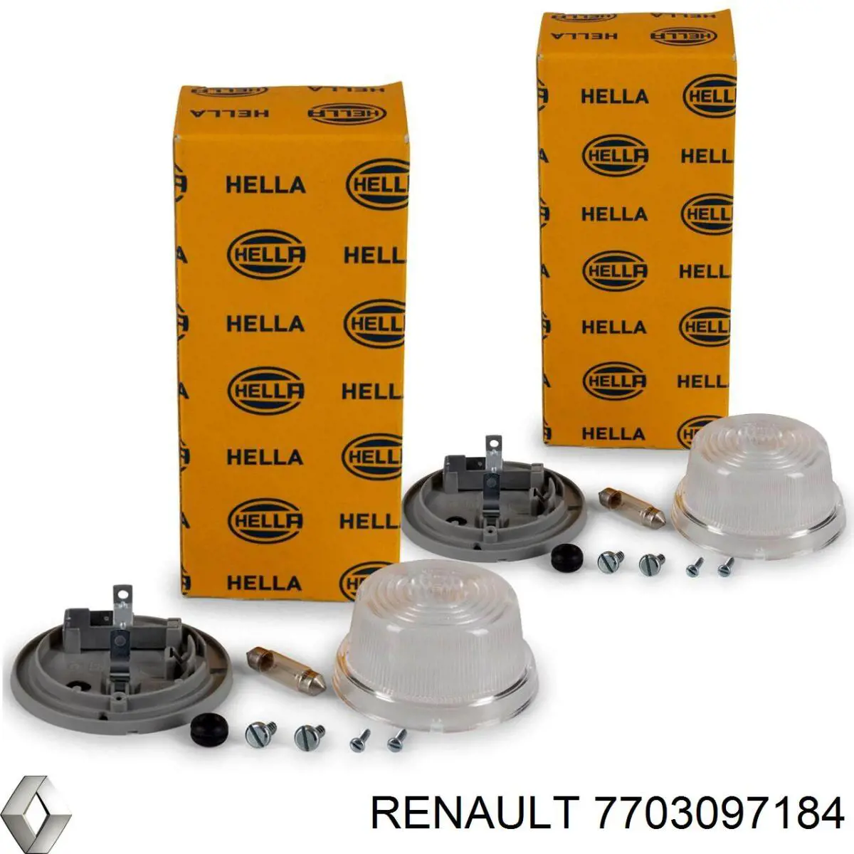 Лампочка щитка / панелі приладів 7703097184 Renault (RVI)