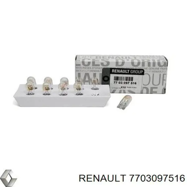 Купить 7703097516 Renault (RVI) Лампочка освещения салона