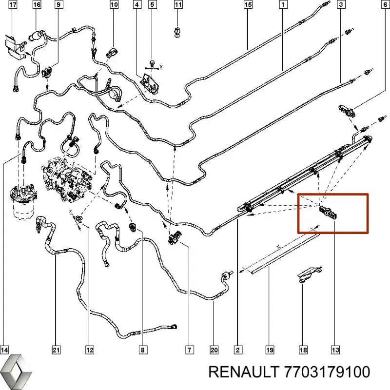 7703179100 Renault (RVI) 