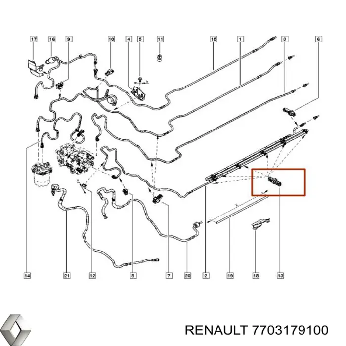 Купить 7703179100 Renault (RVI) 