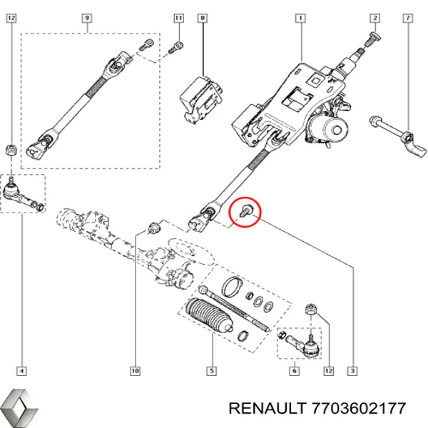  Renault (RVI) 7703602246 цена, от 1.66 USD
