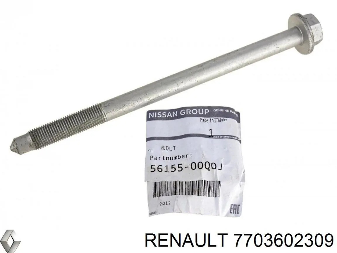 Болт крепления амортизатора заднего Renault (RVI) 7703602309 цена, от 12.68 USD